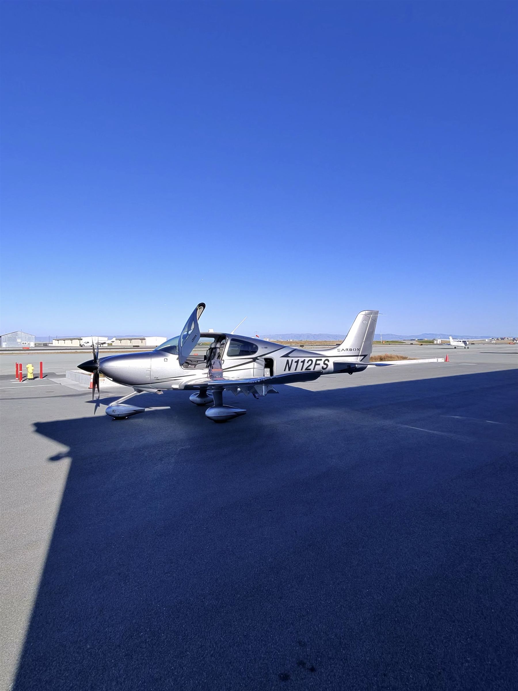 Aircraft waiting on the ramp